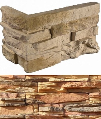 Искусственный камень White Hills 130-55 Уорд Хилл угол 10x29,5x10 (9x24x10)