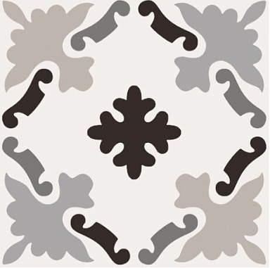 Керамогранит Sant Agostino PBW03 patchwork black&white 03 20x20
