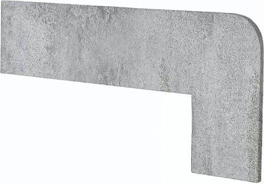 Плинтус Exagres Zanquin Recto Opera Silver Dcha/Izda R9 42.3х17.5