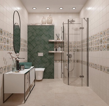 Плитка Eletto Ceramica Soller Green 15x15