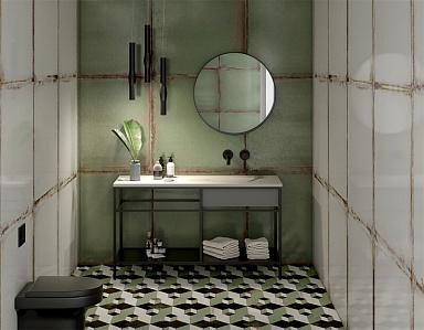 Керамогранит Land Porcelanico LOOKBACK BLACK LAPPATO 44.63x89.46