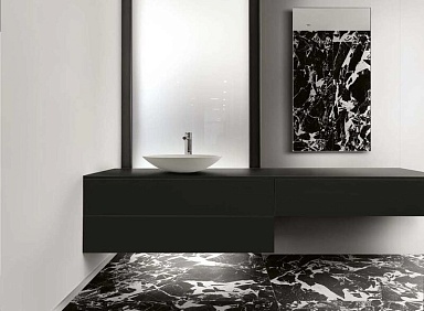Керамогранит Floor Gres 751166 B&W White Naturale Ret 6mm 60x120