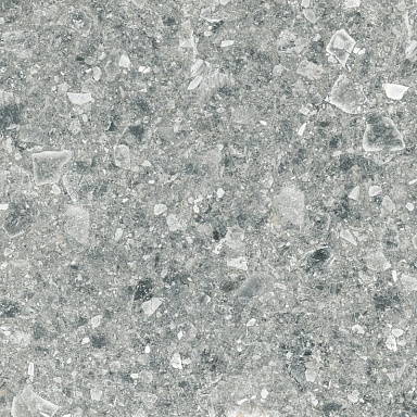 Керамогранит Pieza Ceramica TR026060N Terrazzo темно-серый 60x60