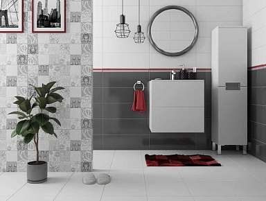 Плитка Cersanit C-WHS053D-51 White белая матовая 20x60