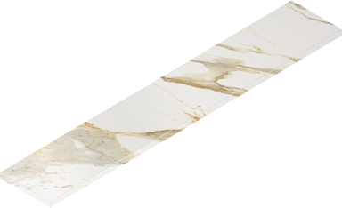 Ступень Italon 620070002631 Stellaris Calacatta Gold Scalino Angolare Sx 33x160