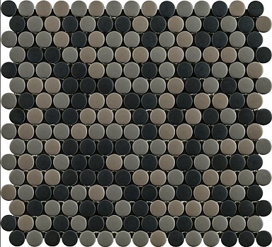 Мозаика L'Antic Colonial L244006761 Glaze Dots Greys/Black Matt 31,5x29