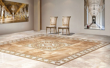 Плитка Absolut Keramika LEGEND MARRON 45*45