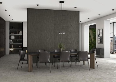 Керамогранит Tau Ceramica Etna Black Matt 160x320