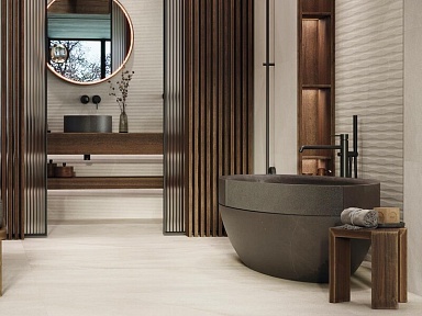 Плитка Porcelanosa 100381275 Limestone Bone Fiume 59.6х150