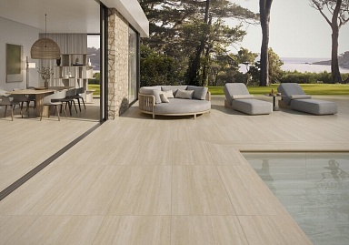 Клинкерная плитка Gres de Aragon 906711 Base Travis Gris Liso Rect. 60x120