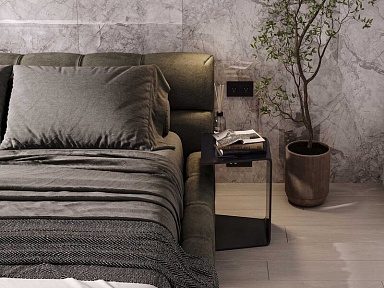 Керамогранит Onlygres MOG201 Grey Полированный Рект. 60x120