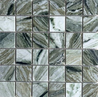 Мозаика StarMosaic JMST2501 Green Marble 48х48 305x305x7