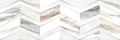 Плитка Delacora WT15DLA55R Delta Chevron 24,6x74