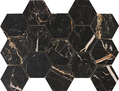 Мозаика Pamesa MALLA HEX CR. LUX LAURANTS BROWN 32,5x22,5