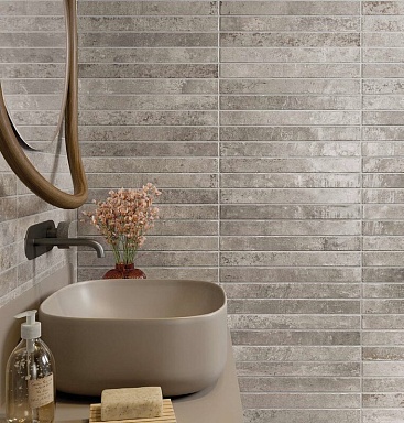 Керамогранит La Fabbrica Ceramiche 264052 Kist Lux Light Grey Glossy 4,8x45