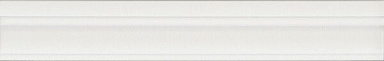 Kerama Marazzi BLC040R Бордюр Багет Флориан белый матовый обрезной 30x5x1,9
