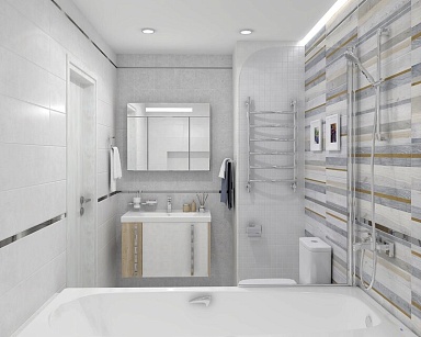 Плитка Laparet 60013 Alabama серый 20х60