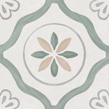 Керамогранит Harmony 3386036157 Sirocco Green Petals 9mm R10 22.3x22.3