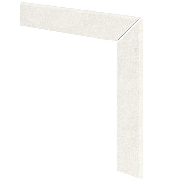 Kerastep Плинтус ступени правый Stone 531 White R9 596х596х11