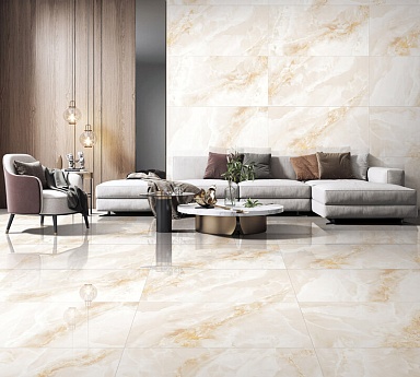 Керамогранит ITC Onice Beige Polished 60x120