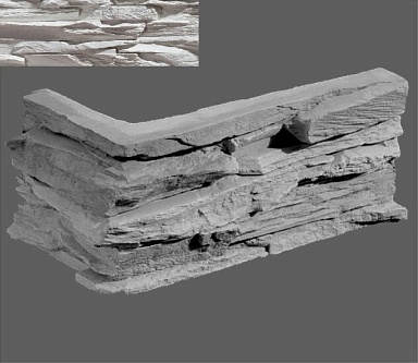 Искусственный камень Leonardo Stone Угловой элемент Перуджа 100 20/10x10x3,5