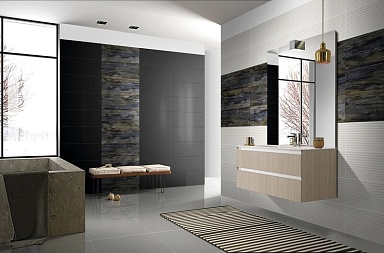 Плитка Navarti Flat Brillo Liner Blanco 25x70