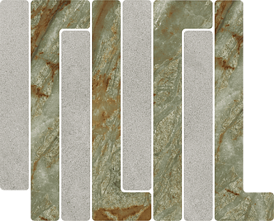 Декор VIVES 41W3 Mosaico Trellick Faroe Ceniza 30x24,2