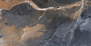 Керамогранит Usak Seramik Frankfurt Black Brown Polished 60x120
