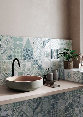 Керамогранит Gayafores Tessela Blue 33,15x33,15
