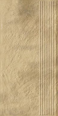 Ступень Paradyz Eremite Sand Stopnica Prosta Struktura Mat 30x60