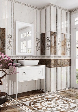 Kerama Marazzi ID111 Декор Театро наборный 100*100