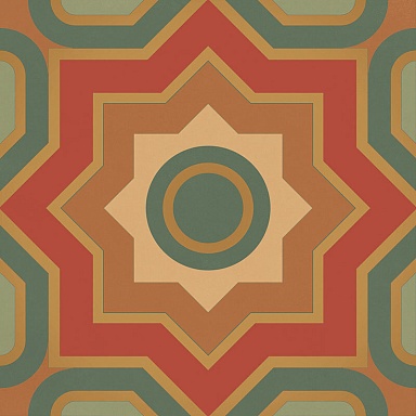 Керамогранит Simpolo Ceramics Scs Mandala Gold 19,8х19,8