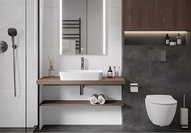 Керамогранит Ceradim Concrete Mystic Silver Светло-серый Матовый 60х120
