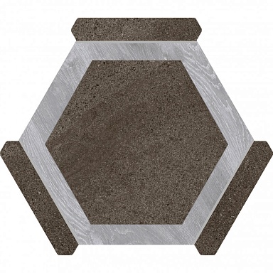 Керамогранит Monopole Oregon Grafito Gris 22x25