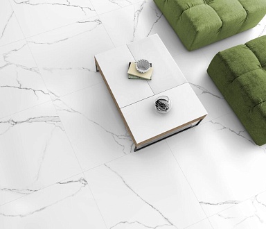 Керамогранит Global Tile GT60600203MR Marmo Белый 60x60