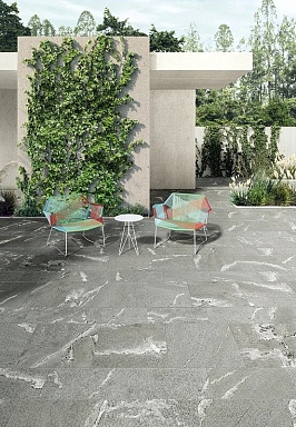 Керамогранит Keope I2GJ Percorsi Frame Gneiss Grey Structured R11 RT 30x60