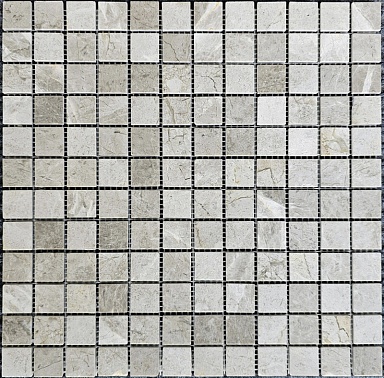 Мозаика Pixmosaic PIX330 Tundra Grey полированная 23х23 305х305х4