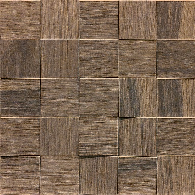 Декор Casa Dolce Casa 742058 Wooden Walnut Mosaico 3D Inclinato Nat 6x6 30x30