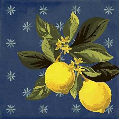 Декор Sant Agostino Giardino Blu Mix Luc 20x20