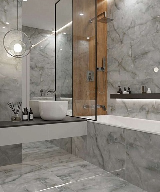 Керамогранит PrimaVera PR228 Marvel Onix Grey Polished 60x120