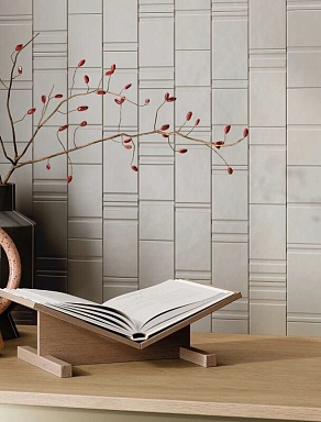 Плитка La Fabbrica Ceramiche 206007 Grooves Grey Glossy 7,5x15