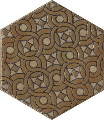 Декор Kerama Marazzi VT/A559/SG23039N Гроссето жёлтый 20x23,1