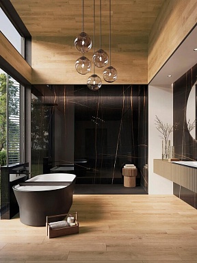 Керамогранит Porcelanosa 100331104 Nylo Noir Polished 120x120