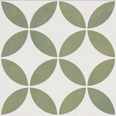 Керамогранит Harmony 37798 Mayari Green Petals Lt/22,3 22,3x22,3