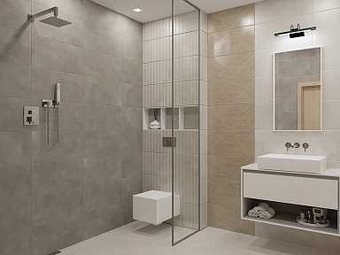 Azori Декор Cemento Light 8,5мм 31.5x63