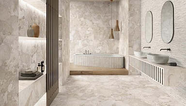 Керамогранит ERGON EN4Z Matera Stone Sassi Beige Silktech R10 Rett 60x120