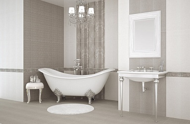 Eletto Ceramica 586091001 Бордюр Agra Grey Dalila 25,1х8