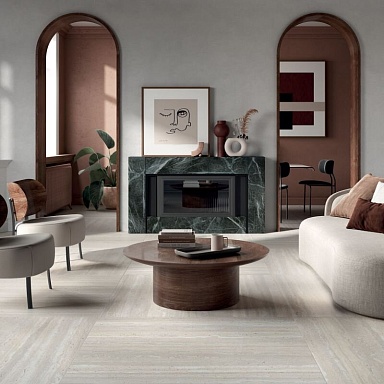 Керамогранит Ariana Ceramica 0010817 Dorica Greige Antique 3D Rett 60x120