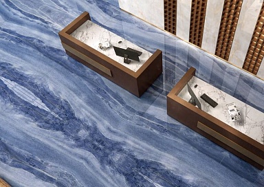 Керамогранит Moreroom Stone MN413BP321606 Azul Macaubas Polished 6mm 160х320