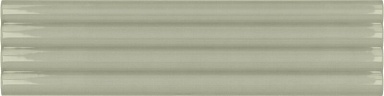 Плитка Equipe 28486 Costa Nova Onda Tansy Green Glossy 5x20